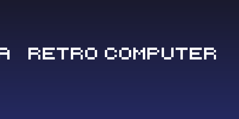 Petyka - Retro Computer___SHORT Social Header