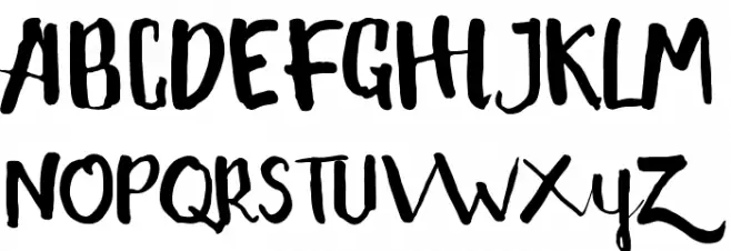 Peudada Regular Schriftart Groß