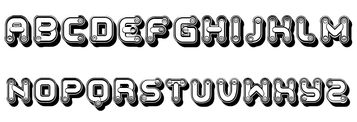 Peureux Hollow Regular Font OTHER CHARS