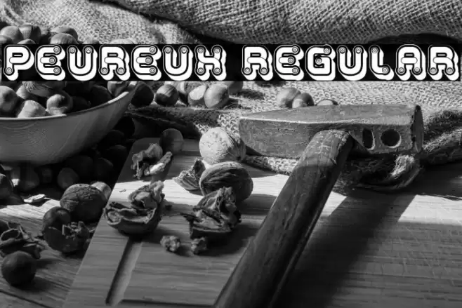 Peureux Regular Font examples
