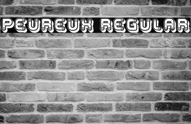 Peureux Regular Font examples