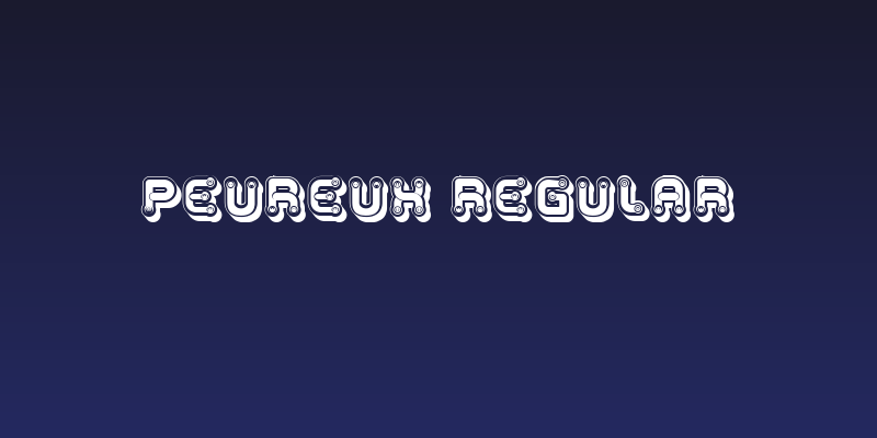 Peureux Regular Social Header