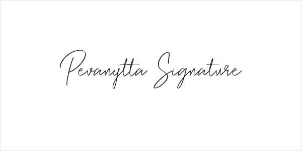 Pevanytta Signature Logo