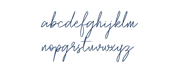 Pevanytta Signature Lowercase