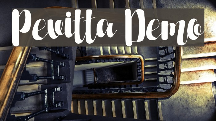 Pevitta Demo Font examples