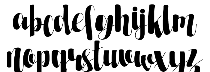 Pevitta Demo Font LOWERCASE