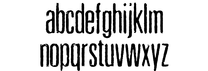Pewter Font LOWERCASE
