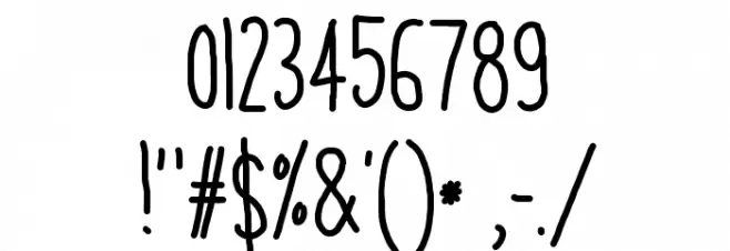 Peyarili Font OTHER CHARS