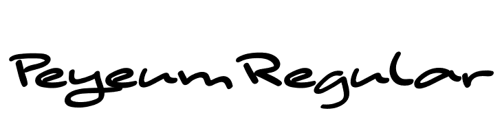 PeyeumRegular  Descarca Fonturi Gratis