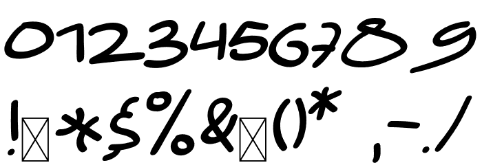 PeyeumRegular Font OTHER CHARS