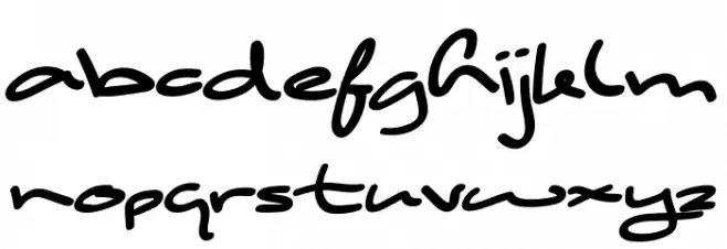 PeyeumRegular Font LOWERCASE