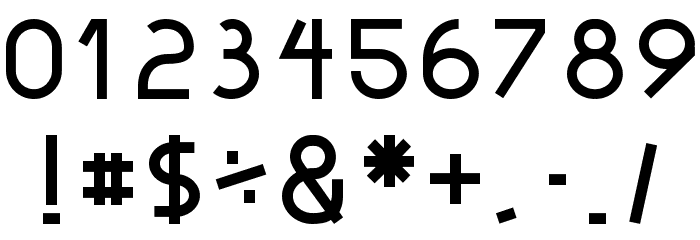 Peyo Regular Font OTHER CHARS