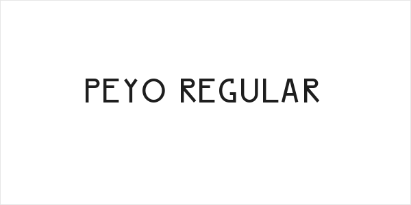 Peyo Regular Logo