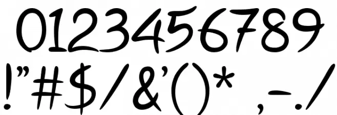 Peyori Font OTHER CHARS