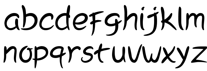 Peyori Font LOWERCASE