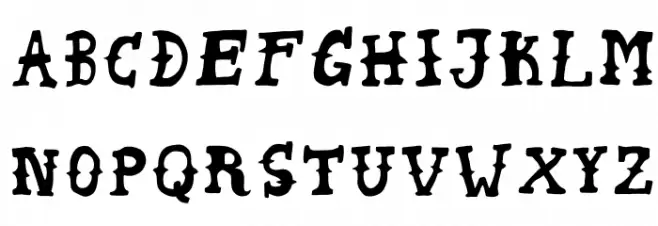 Peyote Handwrite Шрифта ВЕРХНИЙ