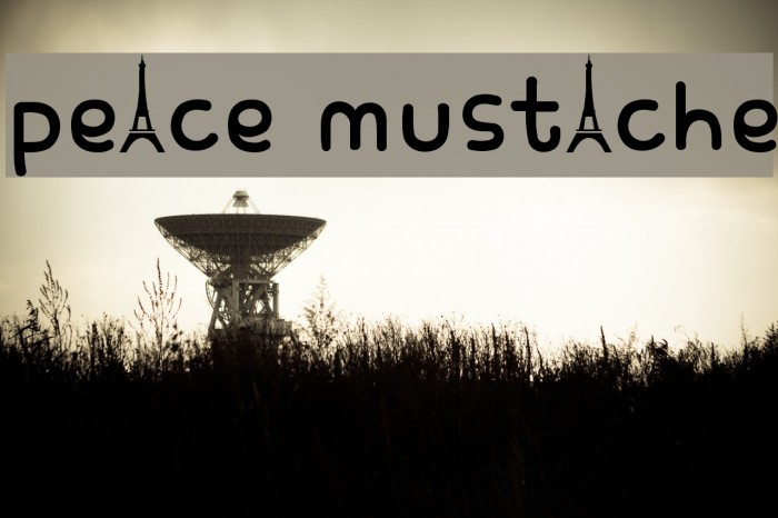 peace mustache Example 3