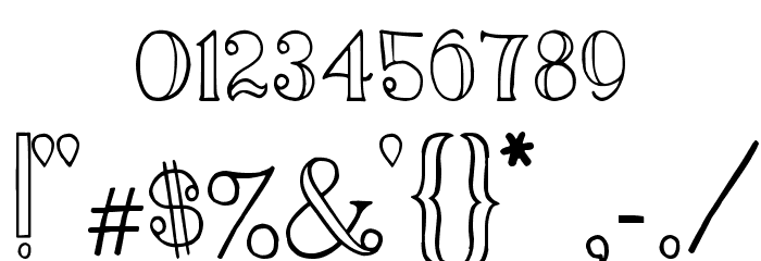 peach sundress ~ Font OTHER CHARS