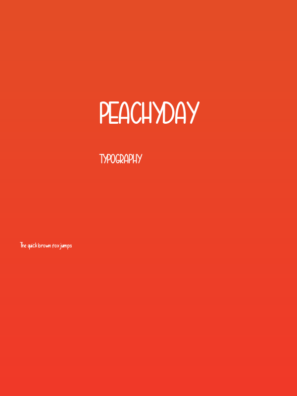 peachyday Poster