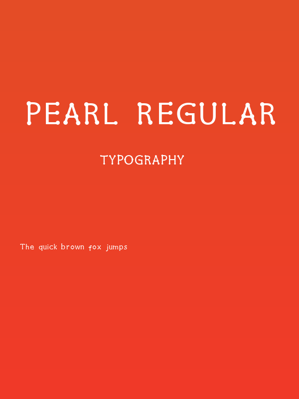 pearl Regular Poster