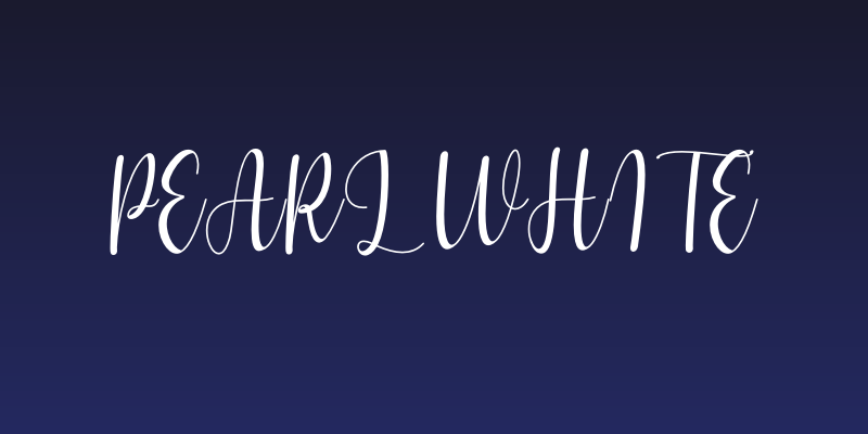 pearl white Social Header