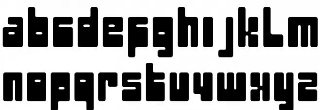 pectopah 字体 大写