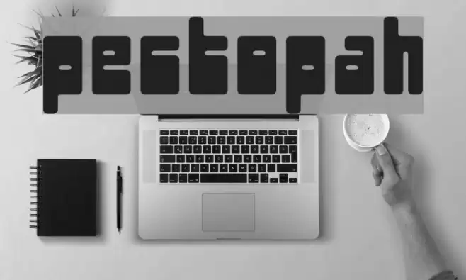 pectopah Font examples