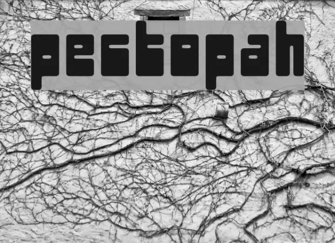 pectopah Font examples