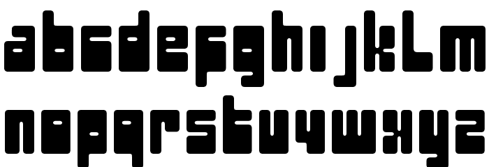 pectopah Font LOWERCASE