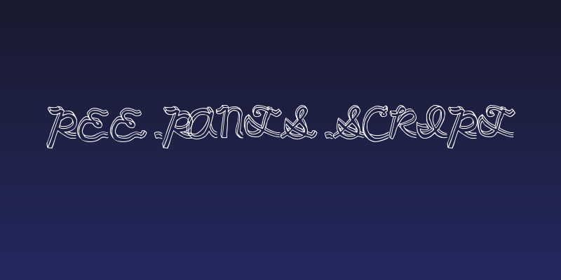 pee pants script Social Header