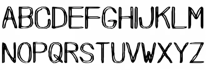 peels Font UPPERCASE