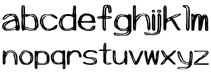 peels Font LOWERCASE