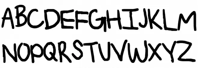pefecto Schriftart Groß