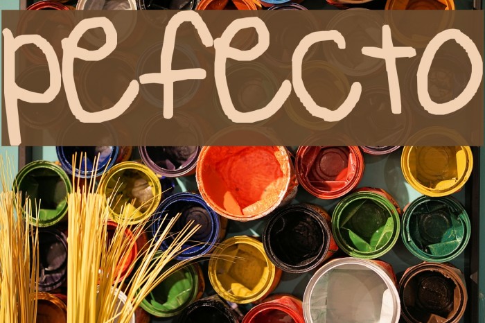 pefecto Font examples