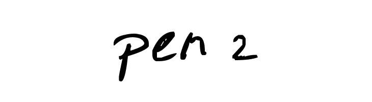 pen 2  Fuentes Gratis Descargar