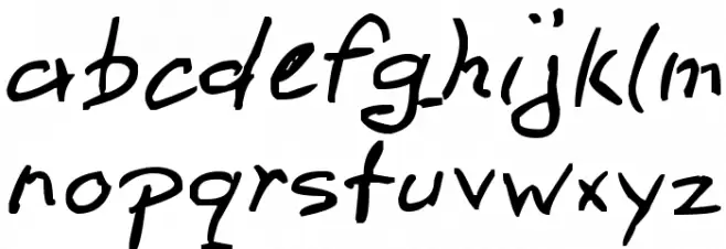 pen 2 Шрифта строчной