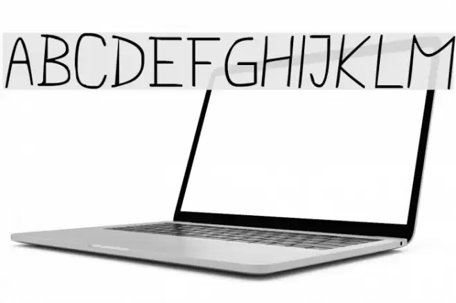 pencilCASE Font examples