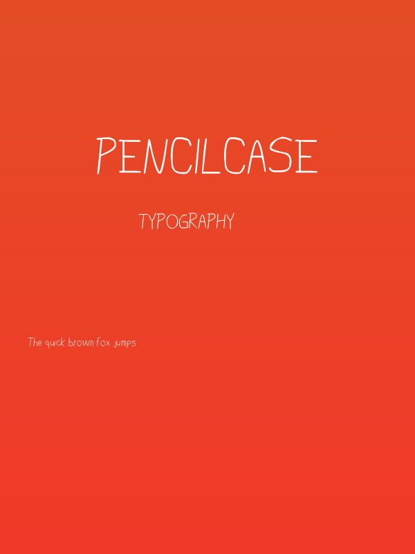 pencilCASE Poster