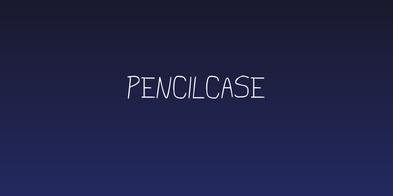 pencilCASE Social Header