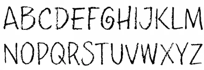 pencilPete FONT Fuentes MAYÚSCULAS