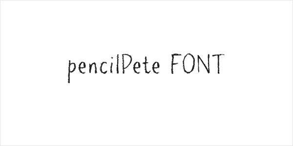 pencilPete FONT Logo