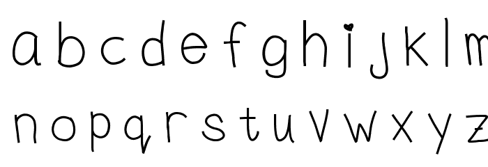 penis Font LOWERCASE