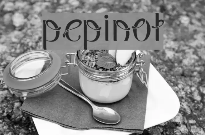 pepinot Font examples