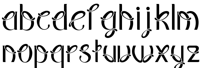 pepinot Font LOWERCASE