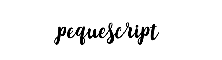 pequescript  Скачать бесплатные шрифты