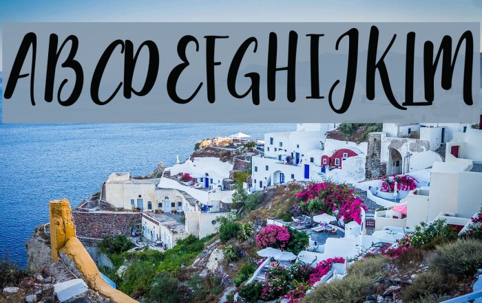 pequescript Font examples