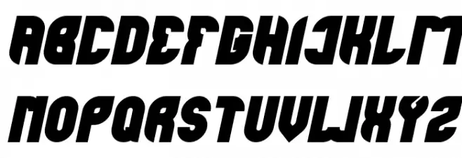 perfect Bold Italic Fonte MAIÚSCULAS
