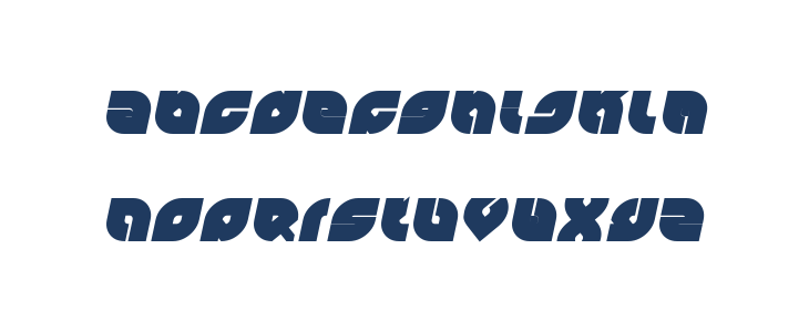perfect Bold Italic Lowercase