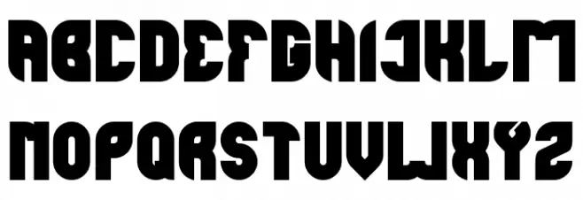 perfect Bold Schriftart Groß