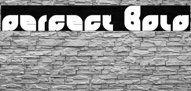 perfect Bold Font examples